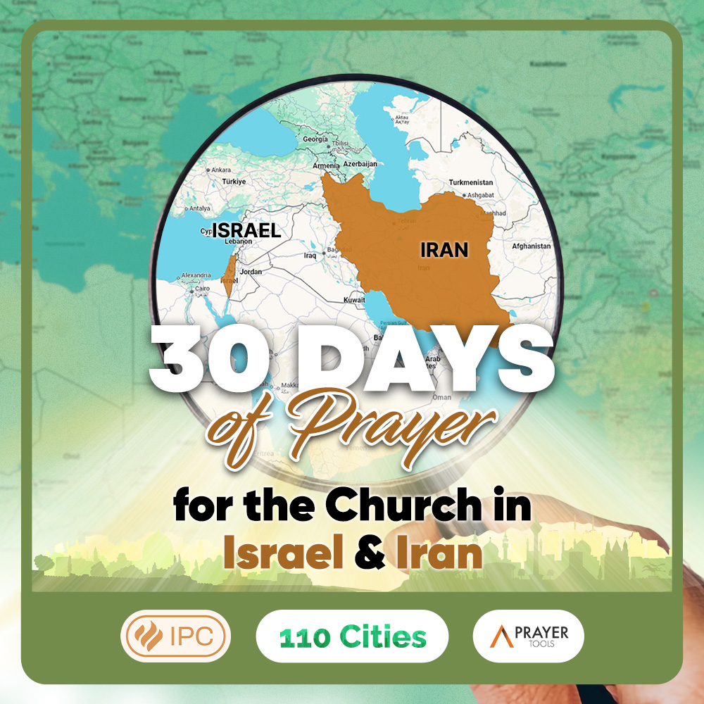 30 Days of Prayer for the Church in Israel and Iran - logo